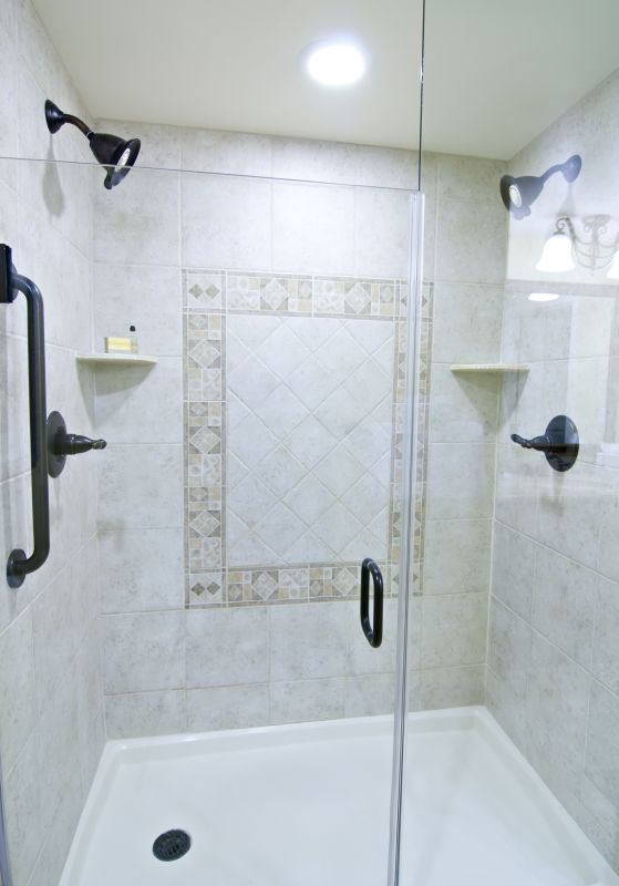 Walk-In Shower with Glass Doors